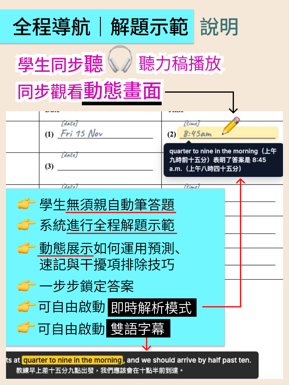 DSE 英語聽力 A 部 · 研究報告（2/2）｜突破篇 — 15/18